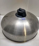 Turbo Cooker Systems 11 7/8" Dome Lid Stainless Cover For Skillet Wok Pan Pot. Fixed Price $49.99.