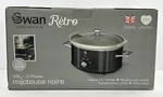 Swan Slow Cooker 3.5L Retro Crockpot Ceramic Keep Warm Kitchen Large. Fixed Price $24.99.