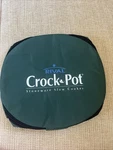 Rival Crock Pot Stoneware Cooker Insulated Zippered Cover Green Oval 16X10X8. Fixed Price $11.50.