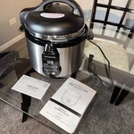 Cooks Essentials 4.22 Qt Electric Pressure Cooker Model. Fixed Price $50.00.
