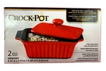 Crock-pot Red 2PC. Denhoff Non-stick Stoneware Casserole Dish With Lid. Fixed Price $19.95.