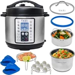 Total Package Pressure Cooker- 9-IN-1 Digital Screen With Endless Recipes And De. Fixed Price $178.99.