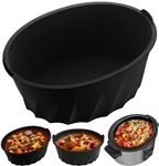 Reusable Silicone Slow Cooker Liners Fit For 6QT-8QT Crock Pot Divider Insert. Fixed Price $20.95.