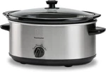 Toastmaster 7QT Stainless Steel Slow Cooker W/ Removable Stoneware TM-701SC. Fixed Price $35.99.