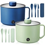 2 Pcs 1.5L Ramen Hot Pot Dual Power Noodle Cooker, Boil Dry Protection.... Fixed Price $53.59.