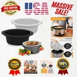 Durable Silicone Slow Cooker Liners Unit For 6-8 Quart, Food Safe & Easy Wash. Fixed Price $28.79.