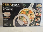 Ceramax Electric Hot Pot Nonstick Ceramic Skillet Pan Cooker & Lid Steamer 1.6QT. Fixed Price $24.99.