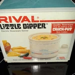 Rival Little Dipper Stoneware Crock Pot Model 3204 Southwest Design. Preowned. Fixed Price $19.00.