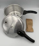 Presto Qt Aluminum Stovetop Pressure Cooker Model 0124102 W Regulator. Fixed Price $34.99.