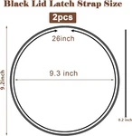 2PCS Crock Pot Rubber Band & Lid Strap Silicone Slow Cooker Latch With Hamil. Fixed Price $14.98.