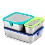 Klean Kanteen Food Box Set Stainless Steel 3PC Lunch Snack Meal Containers. Fixed Price $69.99.