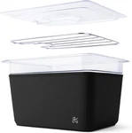 Greater Goods Sous Vide Container 12 Clear With Onyx Black Sleeve. Fixed Price $84.02.