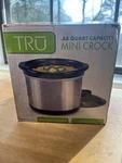 Tru Mini Crockpot .65 Quart Stainless Steel Stoneware Liner. Fixed Price $8.50.