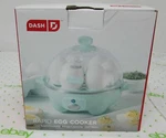 Dash Aqua 6 Egg Rapid Cooker W/ Poaching Tray & Measuring Cup New And Factory. Fixed Price $55.99.
