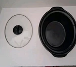 Crock-pot Slow Cooker Black Oval Insert With Lid SCCPVP400-5 Replacement Parts. Fixed Price $28.00.