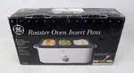 Ge Roaster Oven Enamel Buffet Server Insert Pans Fits 18-QT 169089 Nos. Fixed Price $35.99.