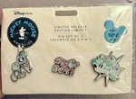 Disney Store Mickey Mouse Memories Fantasy Pin Set Series 5/12 Light Blue. Fixed Price $20.00.