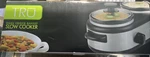 Tru Dual Buffet Slow Cooker Crocks 1.25 Quarts Each Display Piece. Fixed Price $34.95.