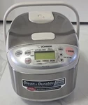 Zojirushi Micom 3-CUP Rice Cooker Warmer Stainless Steel Ns LAC05. Fixed Price $85.00.
