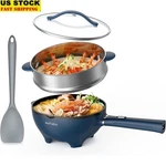3L Electric Pot Non-stick Multifunctional Cooking W/ Steamer & Power Control. Fixed Price $73.49.