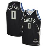 Nike Jordan Milwaukee Bucks Damian Lillard Swingman Jersey Youth 8 -black Nwt. Fixed Price $90.00.