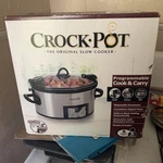 Crock-pot & Carry Programmable Qt Slow Cooker SCCPVL610-S-A. Fixed Price $39.99.