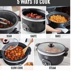 Greenlife Ceramic Nonstick Programmable Slow Cooker Black Automatic. Fixed Price $55.59.