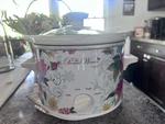 The Pioneer Woman 1.5 Quart Slow Cooker Crock Pot, Sweet Rose, 3 Heat Settings. Fixed Price $21.99.