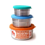Ecolunchbox Seal Cup Trio 3PIECE Nesting Stainless Steel Leakproof Container. Fixed Price $56.03.