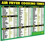Air Fryer Cooking Times Magnetic Cheat Sheet - Extra 11 8.5 Inches, Green. Fixed Price $14.70.
