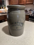 Rare Boxley & Frampton Stoneware Advertising Crock Huntington West Virginia Wv. Fixed Price $1599.00.