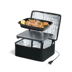Hotlogic Mini Heated Lunch Box- Portable Electric Food Warmer For 120V, Black. Fixed Price $57.05.