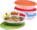 Bentgo Easyboxes 4-COMPARTMENT Oval Containers Patented Design 8-PIECE Set;. Fixed Price $22.87.