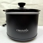 Crock-pot SCR151-NP 1.5 Quart Slow Cooker Black Removable Stoneware & Glass. Fixed Price $24.69.