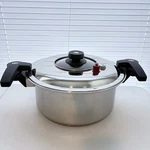 Innova 8-QT Pressure Zip Cooker Stainless Steel With Basket Model 42272 Euc. Fixed Price $45.99.