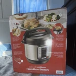 Hamilton Beach Quikcook 8 Qt Electric Pressure Cooker Stainless Steel. Fixed Price $45.00.