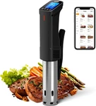Wifi Sous Vide Cooker 1000W, Ultra Quiet Immersion Circulator. Fixed Price $74.00.