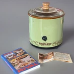 Vtg Rival Slow Cooker Crock Pot & Cookbook Model 3100/2 Avocado Green 3.5 Qt 70S. Fixed Price $48.95.