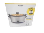 Bella Pro Series 5 Qt Slow Cooker With Dipper Warmer Stainless Steel. Fixed Price $34.99.