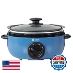 Icook USC-65-OP001BL 6.5 Quart Slow Cookeraluminium Sear/saut Stew Pot Stovetop. Fixed Price $94.44.