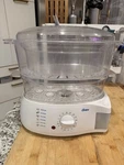 Vtg Oster Two Tier Food Steamer & Rice Cooker College Dorm Easy Model #5711 *. Fixed Price $14.00.