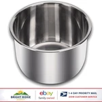 8-QUART Stainless Steel Inner Cooking Pot For Pressure Cookers, Polished Finish. Fixed Price $82.69.
