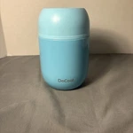Dacool Insulated Thermos Lunch Container Light Blue Stainless Steel With Spoon. Fixed Price $17.95.