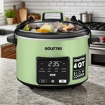 Nib Gourmia 4.5 Qt Green Slow Cooker Programmable Presets Keep Warm. Fixed Price $28.40.