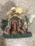 Rare Excellent Bunny Tea House Penny Piggy Bank Pot 1995 Artisan Fair Inc 7". Fixed Price $20.24.