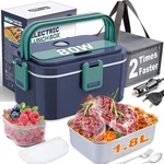 Nifogo Electric Lunch Food Heater 80W Heated Boxes For 1.8L, Green. Fixed Price $40.83.