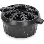 Willow Weave Cast Iron Wood Stove Steamer 2.5 Quart - Large Opening Top, Flake. Fixed Price $66.39.