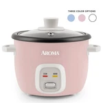 Aroma 4-CUPS (cooked) / 1QT. Rice & Grain Cooker, Pink. Fixed Price $29.02.