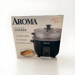 Aroma Housewares Rice Cooker Steamer ARC-363-1NGB UNCOOKED/6 Cups. Fixed Price $15.99.