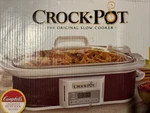 Crock Pot 3.5 Qt 9X13 Stoneware Casserole Slow Cooker SCCPCCP350-CR Sealed. Fixed Price $279.00.